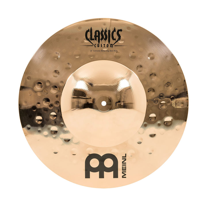 Meinl Cymbals Classics Custom Extreme Metal Big Bell Ride 18 Zoll (Video) Schlagzeug Becken (45,72cm