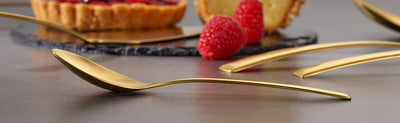 Echtwerk Tafelbesteck "Avelino" 30 teilig, Edelstahl 18/10, Gold mattiert, cm, 24, 5 x 4, 8 cm, 30 E