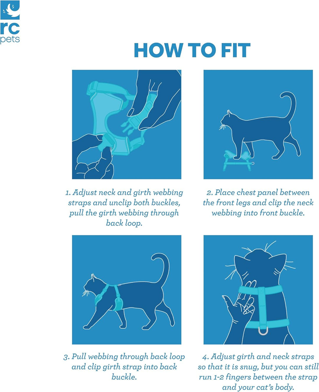 RC Pets, Adventure Kitty Hundegeschirr, Himbeerfarben, gross, 1 Stück Himbeere Small, Himbeere Small