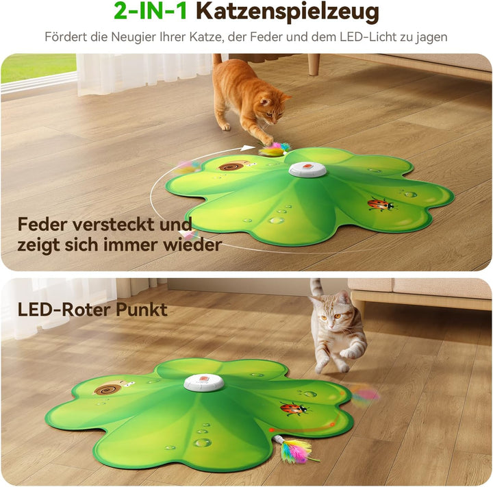 FEELNEEDY Katzenspielzeug, Spielzeug für Indoor, Versteckspielzeug für Kätzchen, Whack a Mole Motion