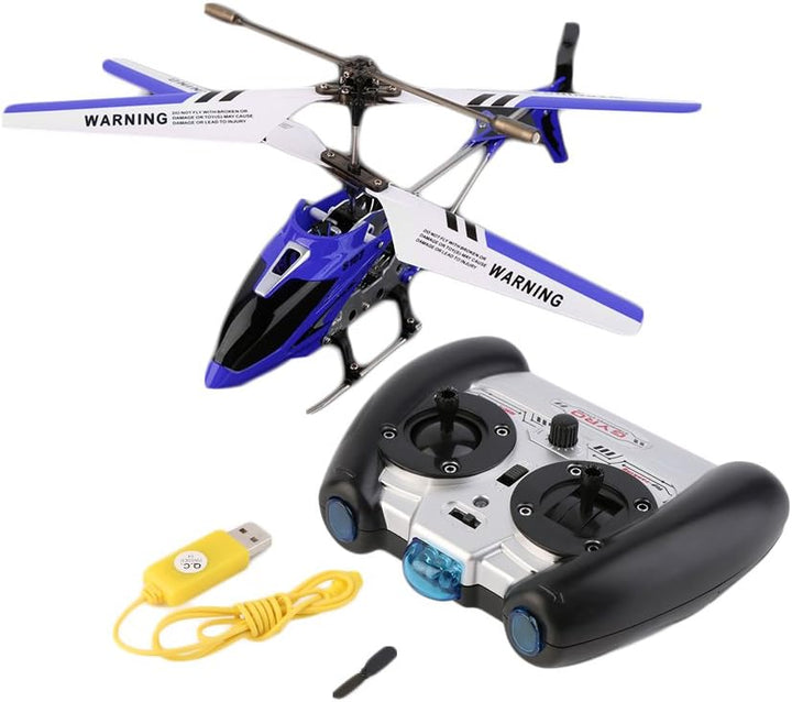 Syma S107G RC Hubschrauber 3-Kanal Infrarot mit Gyro (Blau)