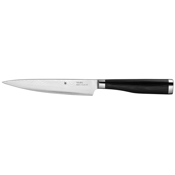 WMF Yari Allzweckmesser 27,5 cm, japanischer Spezialklingenstahl, 67 Lagen Griff aus Pakkaholz, Dama