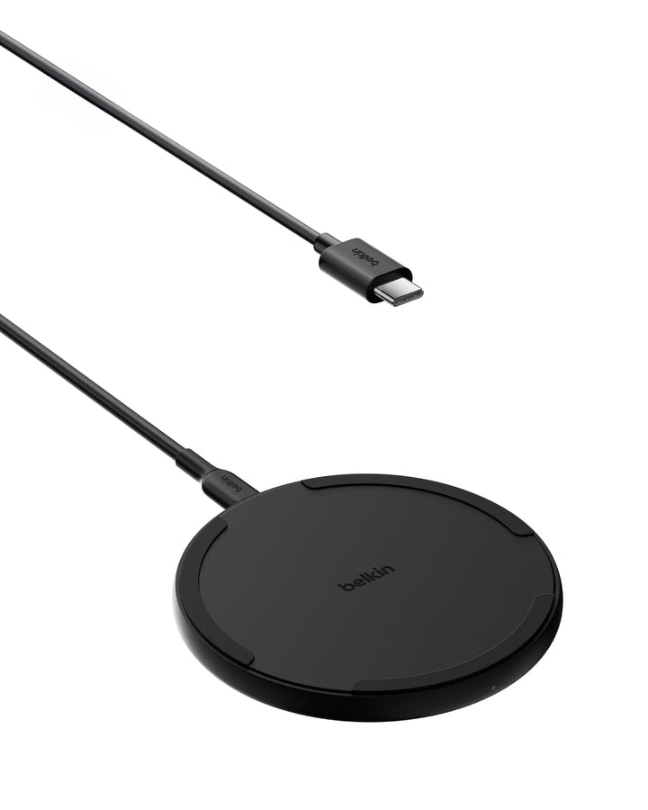 Belkin Kabelloses Ladepad (15 W) – Qi Ladegerät, Qi Ladestation für Apple iPhone 16, iPhone 15/14/13