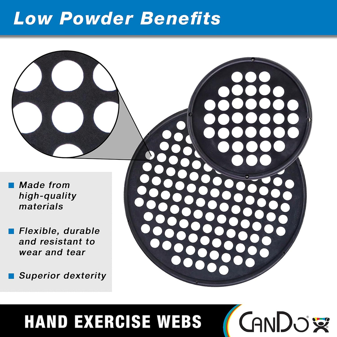 CanDo Power-Web Handtrainer, Handtrainer Web, Durchmesser 35,6 cm, schwarz (sehr schwer) black /x-he