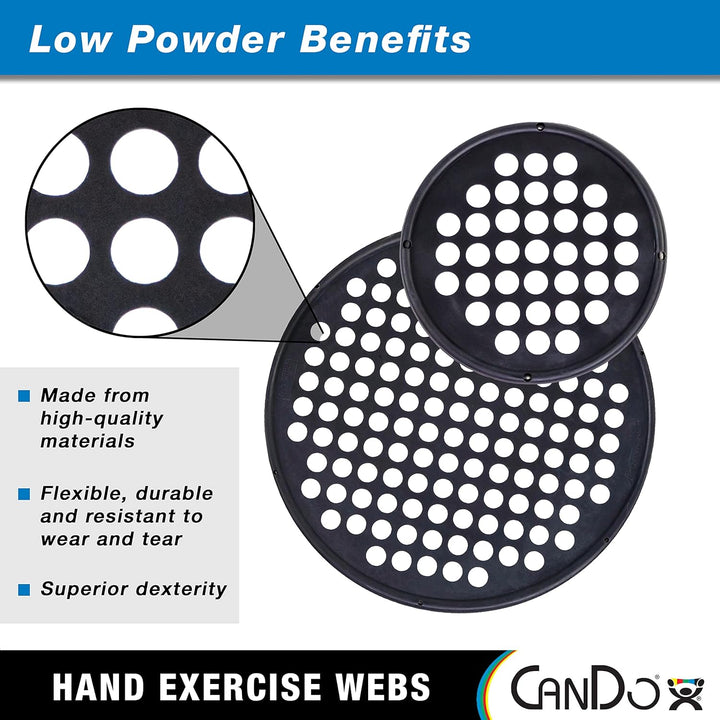 CanDo Power-Web Handtrainer, Handtrainer Web, Durchmesser 35,6 cm, schwarz (sehr schwer) black /x-he
