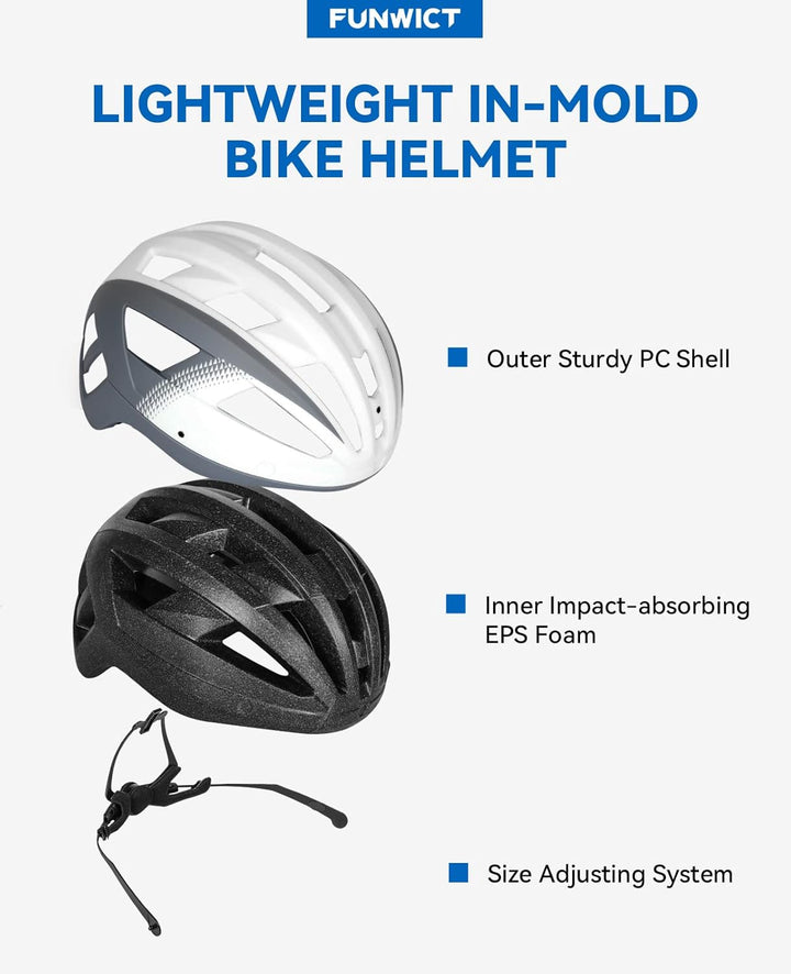 Fahrradhelm mit Visier für Herren Damen, Leichte Fahrradhelm mit Magnetischem Brille und USB-Aufladu