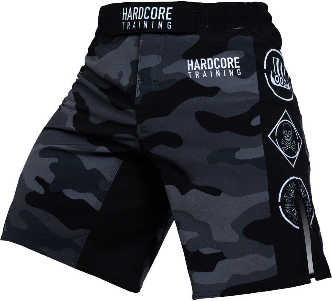 Hardcore Training Fight Shorts Kurze Hose Herren MMA BJJ Grappling Fitness Boxen Muay Thai No Gi XS