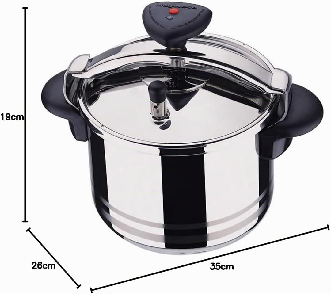MAGEFESA 01OPSTACO04 drucktöpfe, Edelstahl, Gerade, 4 l