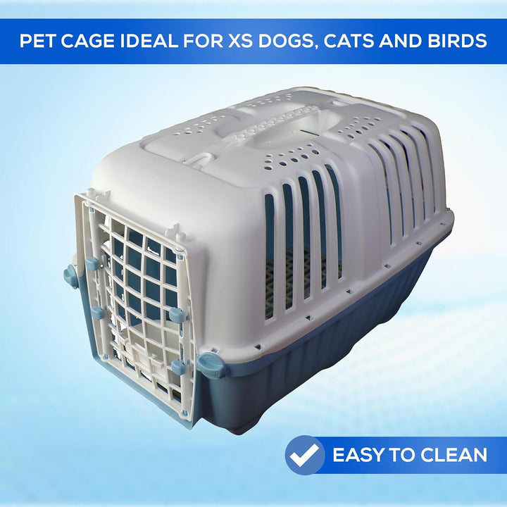 Lanco – Transportbox für kleine Hunde und Katzen. Tragbarer und atmungsaktiver Kunststoff. Haustiere