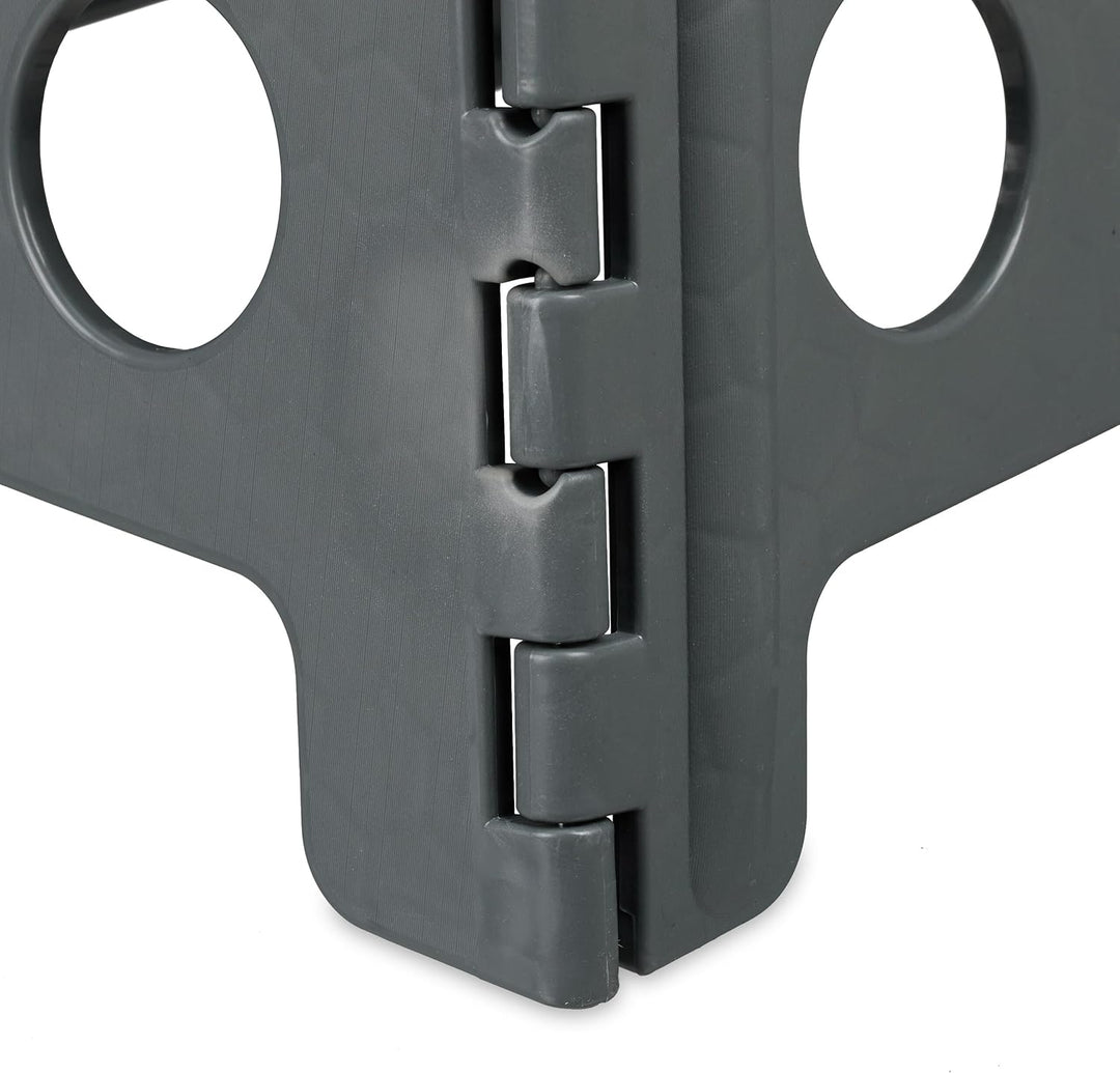 relaxdays Klapphocker faltbar, 2er Set, Camping Hocker, grosser Badhocker, bis 150 kg, Kunststoff, H