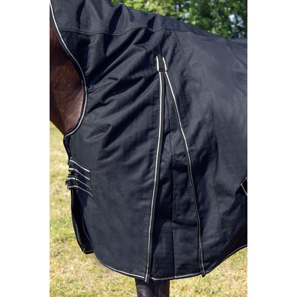 HKM 1200D Innsbruck Highneckdecke mit Polarfleece, Schwarz, 160 Grösse