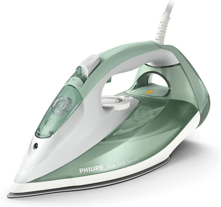 Philips 7000 series DST7012/70 ferro da stiro Ferro a vapore SteamGlide Plus 2600 W Verde, Grigio (I
