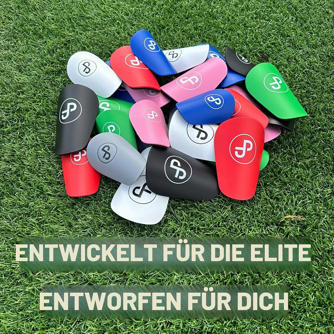 JDP Mini Schienbeinschoner, extra kleine Schienbeinschoner Fussball Herren, Anti-Rutsch Mini Schienb
