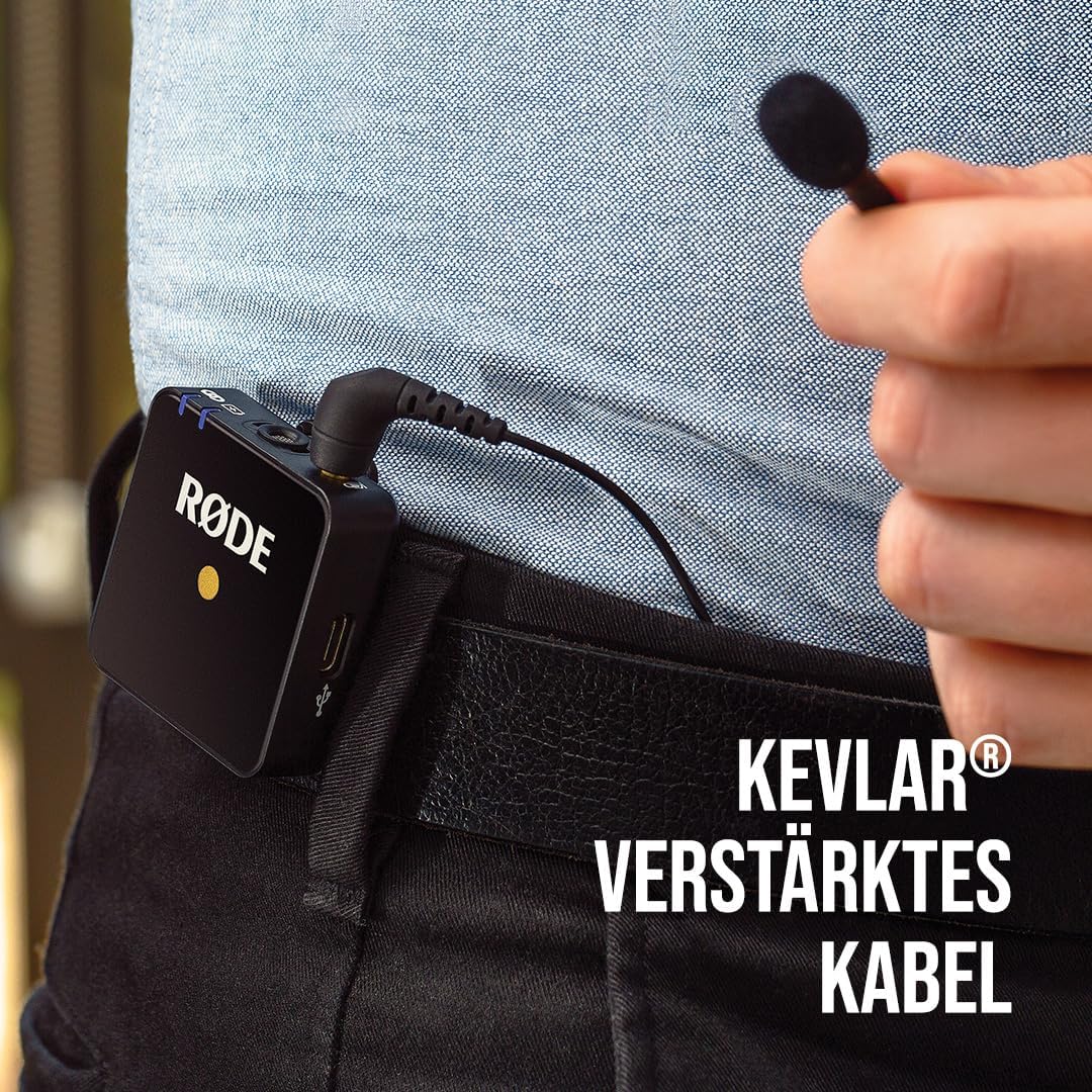 RØDE Lavalier GO professionelles Lavalier-/Ansteckmikrofon für Rundfunk, Filmproduktion, Inhaltserst