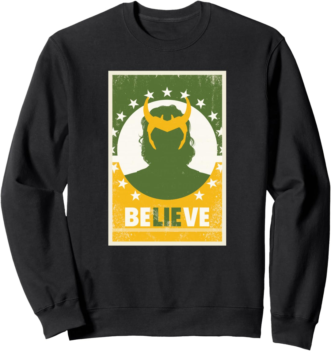 Marvel Loki Believe President Loki Poster Sweatshirt