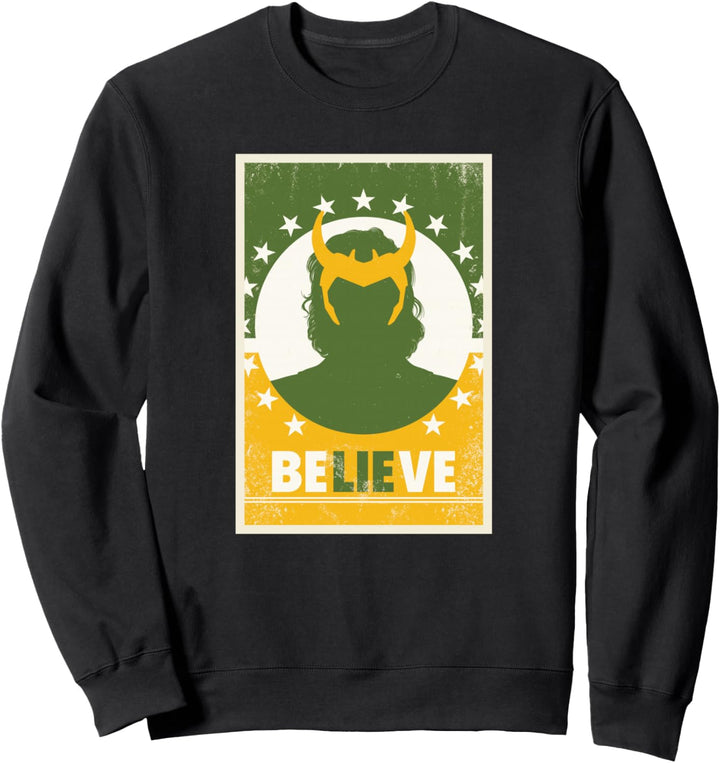 Marvel Loki Believe President Loki Poster Sweatshirt