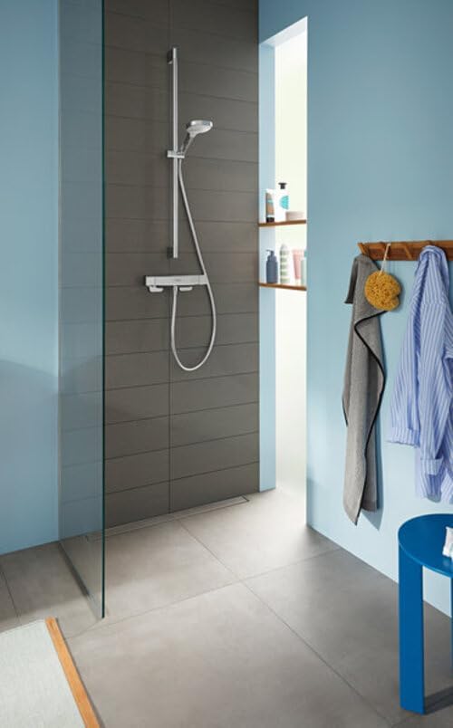 hansgrohe Croma Select S wassersparendes Duschset 0,90m, 3 Strahlarten Weiss/Chrom Weiss/Chrom 0,90m