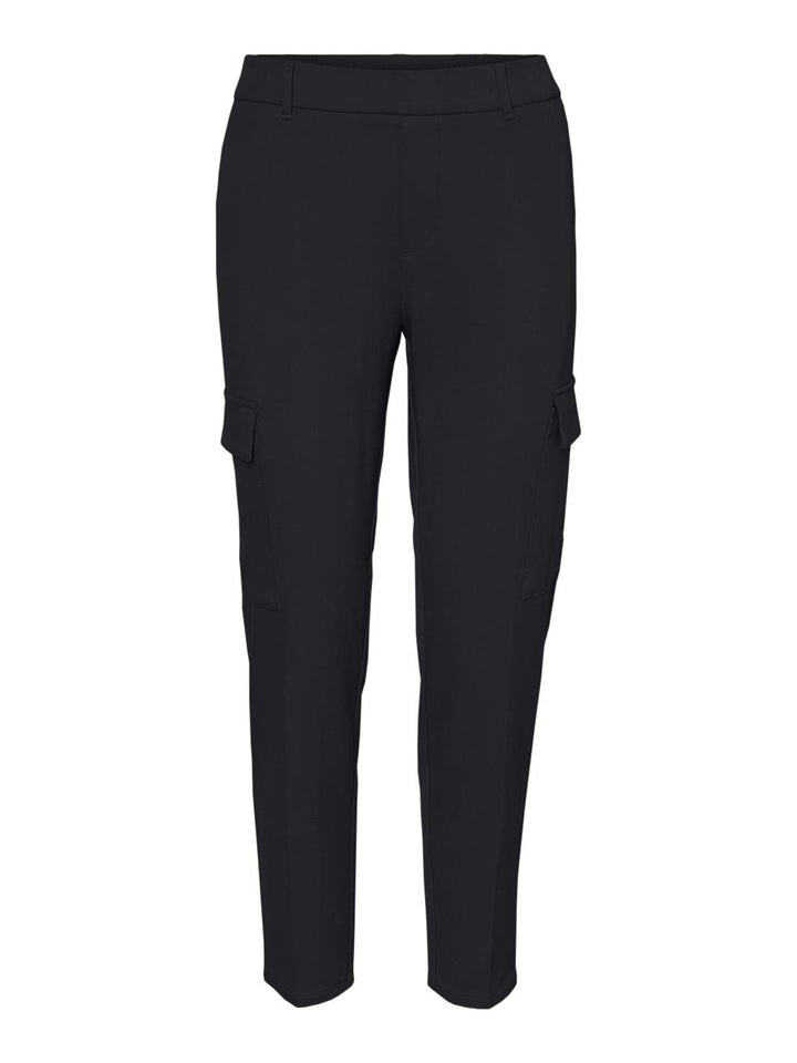 VERO MODA Damen Hose 10225280 XS Tall Schwarz, XS Tall Schwarz