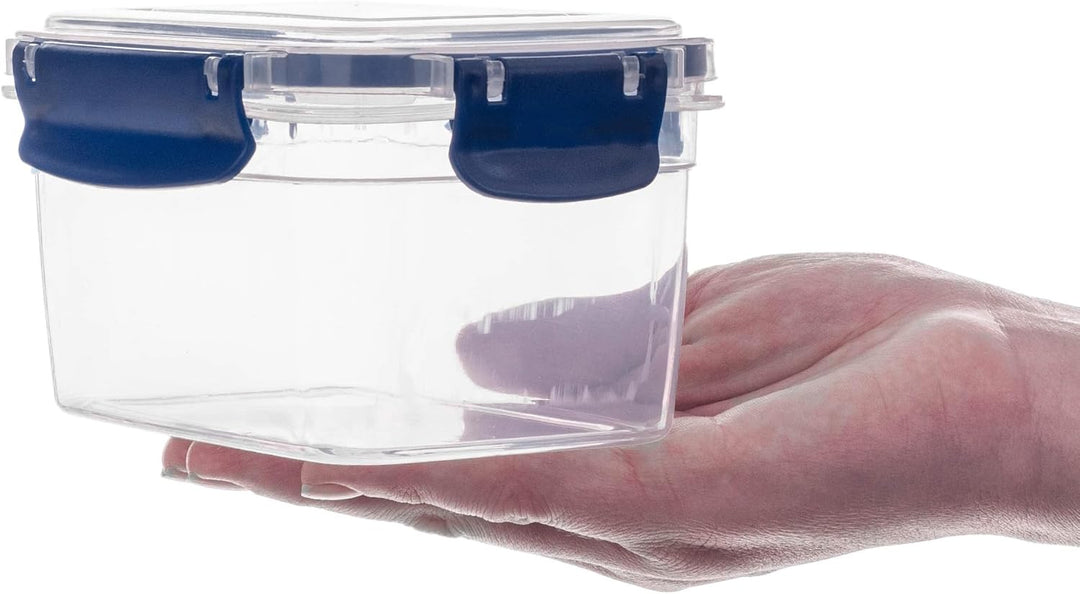 KADAX 3 x Frischhaltedose mit Deckel 0.7L, Luftdichte Vorratsdose aus BPA-freie Kunststoff für Leben