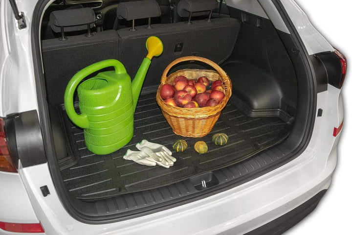 J&J AUTOMOTIVE | Gummi-Kofferraumwanne Kofferraum-Schutzmatte Kompatibel mit Sorento 2, 2009-2015, A