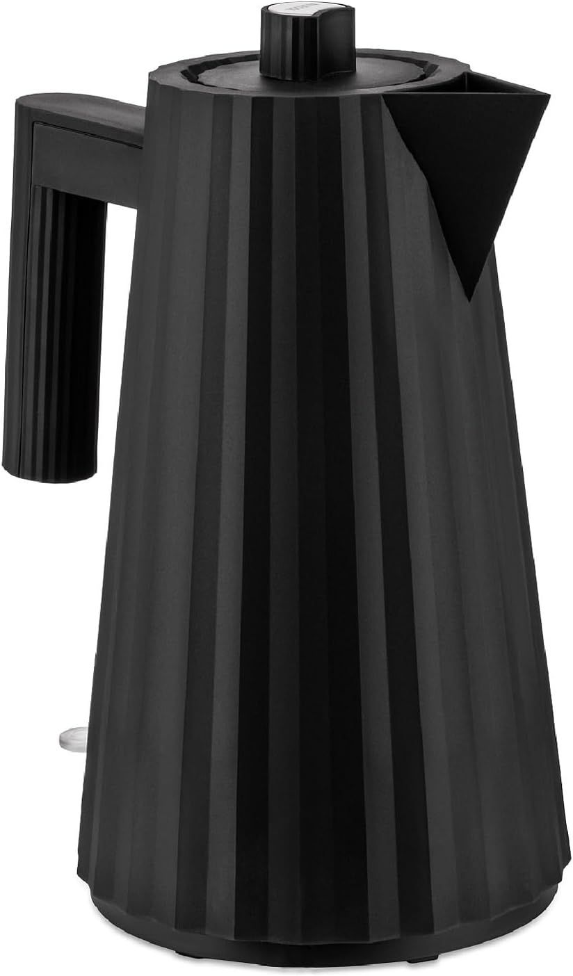 Alessi Plissé MDL06 B/UK - Elektrischer Wasserkocher aus Thermoplastischem Harz, Englisch Stecker 24