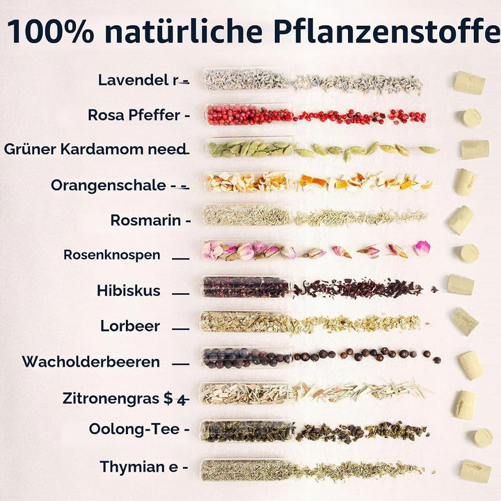12 frische Gin-Botanicals | DO YOUR GIN bekannt aus Sat1, Vogue, Stern | hochwertige Gewürz-Gläser |