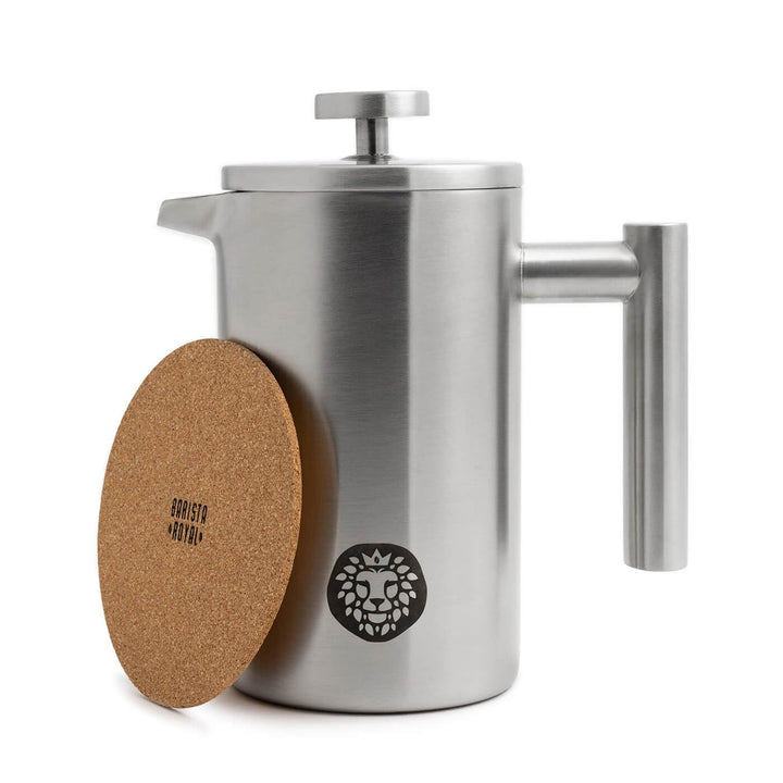 Barista Royal French Press - Hochwertige Frenchpress mit Warmhalte-Funktion - Kaffeebereiter - 1000m