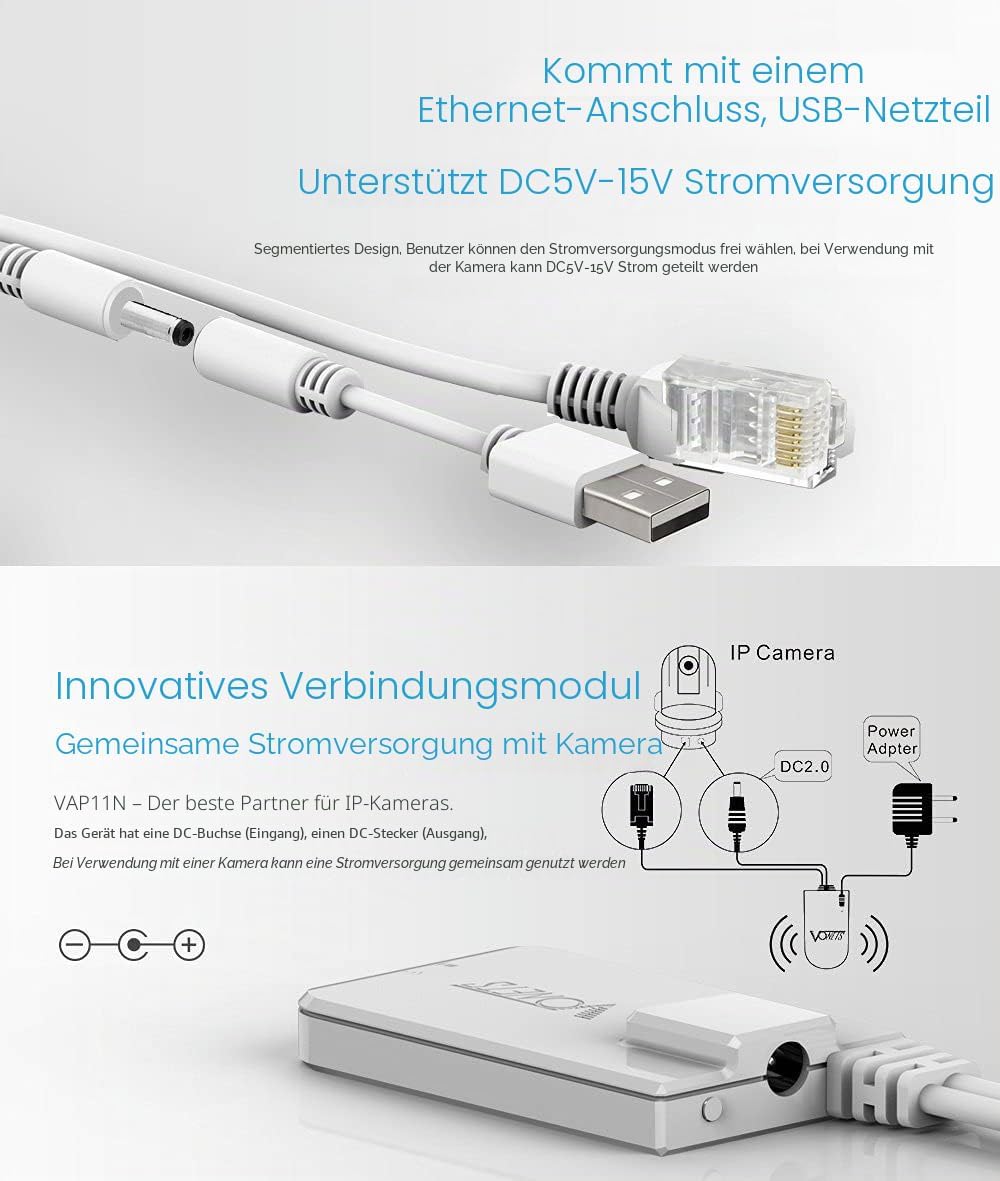VONETS VAP11N-300 Mini 2.4GHz WiFi Repeater Wlan Bridge Ethernet Adapter Wireless Hotspot Extender S