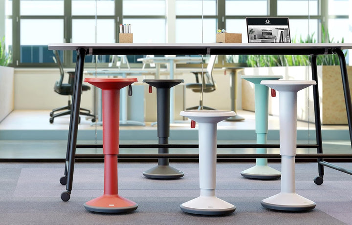 Interstuhl UPis1 Stehhocker - ergonomisch & höhenverstellbar - Hocker mit rutschhemmender Standfläch