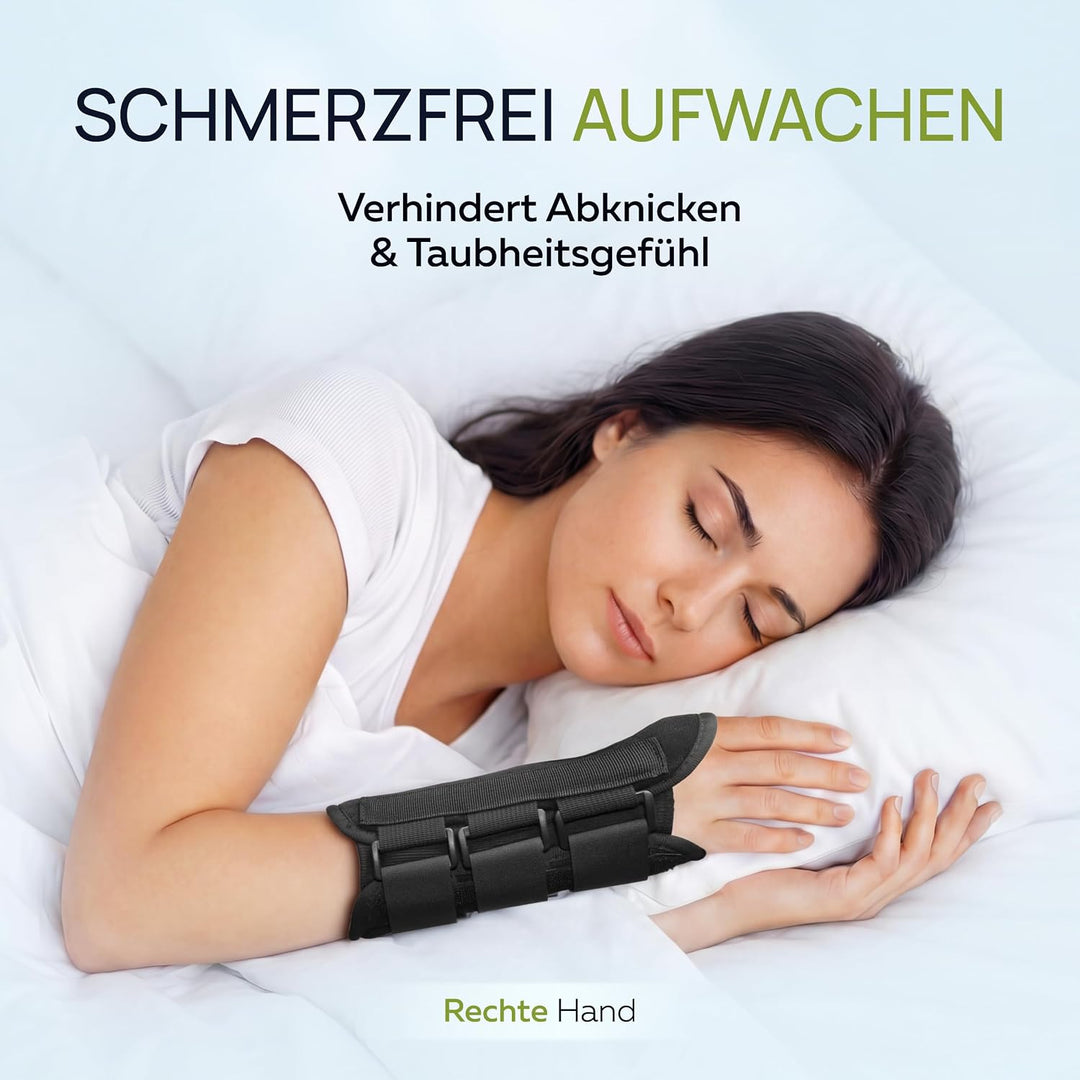 Karpaltunnel Handgelenkstütze mit Metallschiene-Stabilisator - Zur Linderung von Tendinitis Arthriti