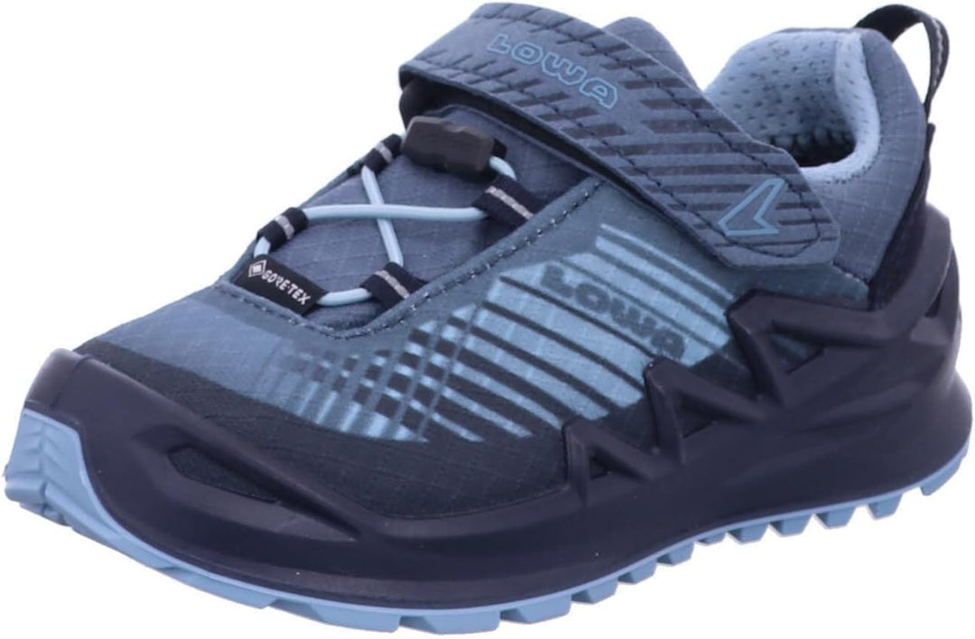 LOWA Halbschuh MERGER GTX JUNIOR VCR LO [2024] 24 EU Navy Eisblau, 24 EU Navy Eisblau