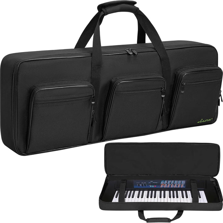 49 Key Keyboard Tasche, Robuste 600D Oxford Keyboardtasche 49 Tasten mit 10 mm Polsterung, Keyboard-