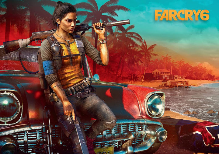 Far Cry 6: Dani | 1000 Teile Puzzle | inklusive Poster und Tasche | 68 x 48 | für Erwachsene und Kin