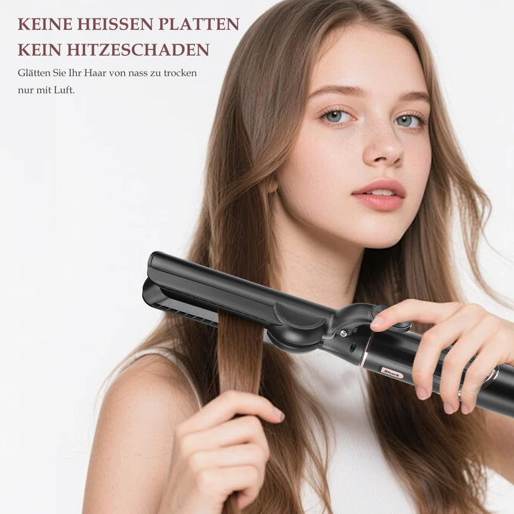 Haarglätter-Aufsatz für Shark FlexStyle Luftstyler, Airflow Technologie ohne Heizplatten, Gleichzeit