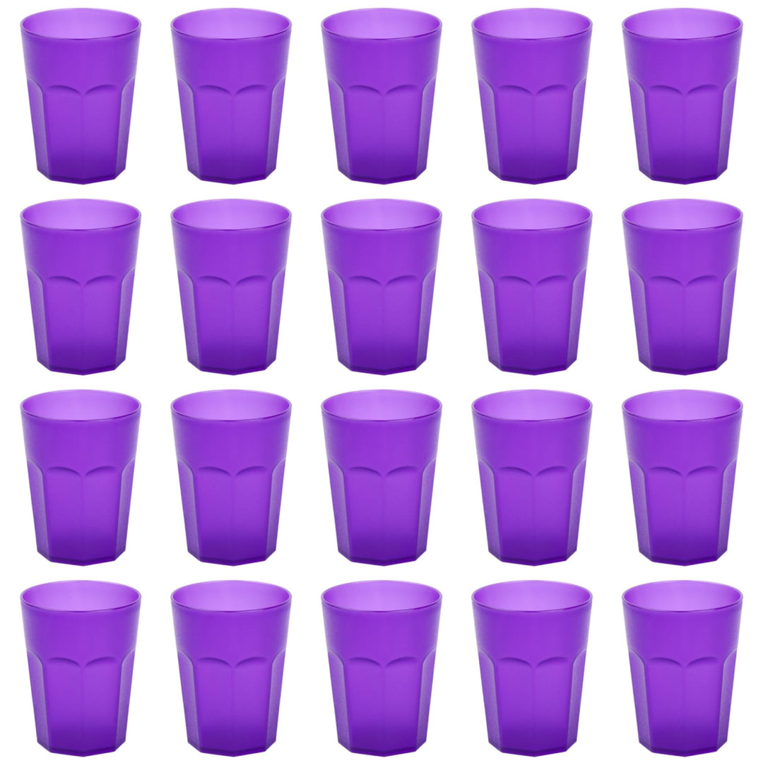 ENGELLAND 20x Kunststoffbecher Trinkbecher Party-Becher Plastik Trink-Gläser Mehrweg Coktailbecher L
