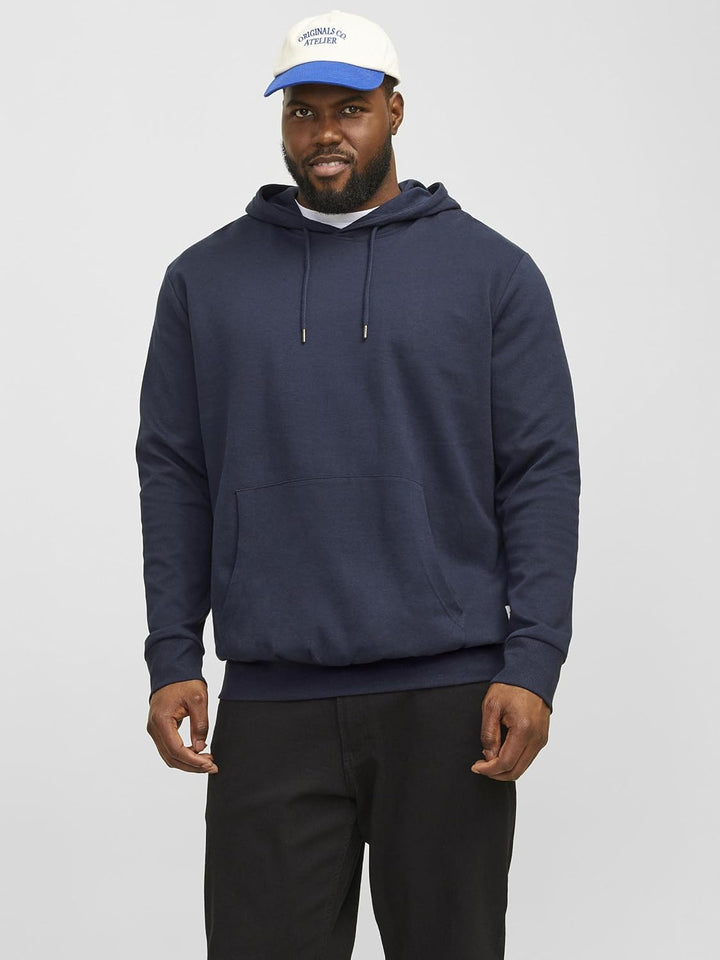 JACK & JONES Male Kapuzenpullover Logo Kapuzenpullover 3XL Navy Blazer, 3XL Navy Blazer