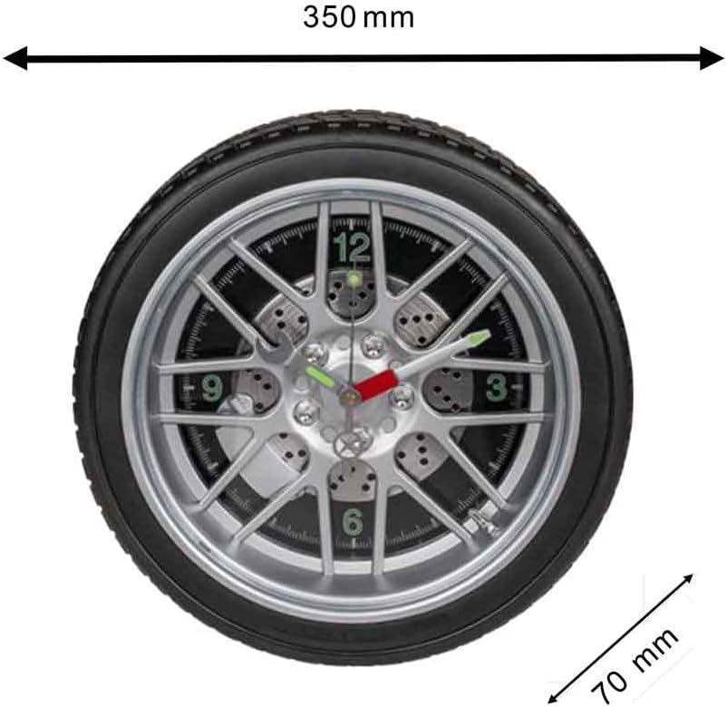 Out of the Blue 79/3020 Tyre with 16 LEDs Wall Clock 35 cm