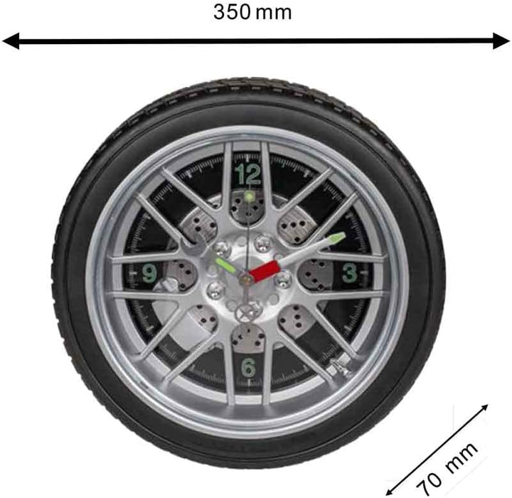 Out of the Blue 79/3020 Tyre with 16 LEDs Wall Clock 35 cm
