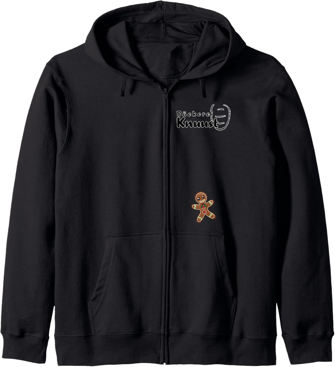 Knuust schriftzug Kapuzenjacke