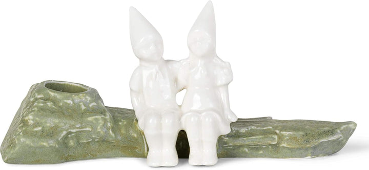 Kähler Weihnachtsumarmung H8.5 cm Weihnachtsgeschichten Dekoration, Weiss Standard Weihnachtsumarmun
