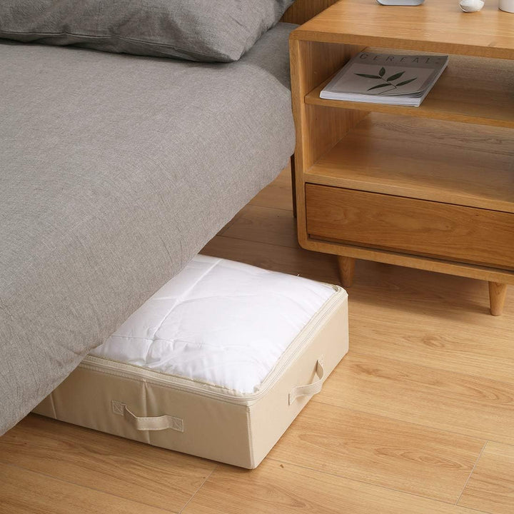 2er-Pack, geräumige, sichtbare PVC-Aufbewahrungsbehälter mit Deckel unter dem Bett für Schuhe, Decke