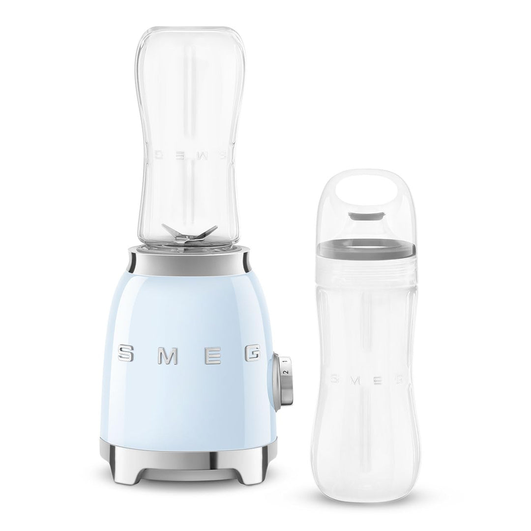Smeg, Personal Blender PBF01PBEU, 2 Geschwindigkeitsstufen, Doppelklinge aus Edelstahl, 2 x 600 ml F