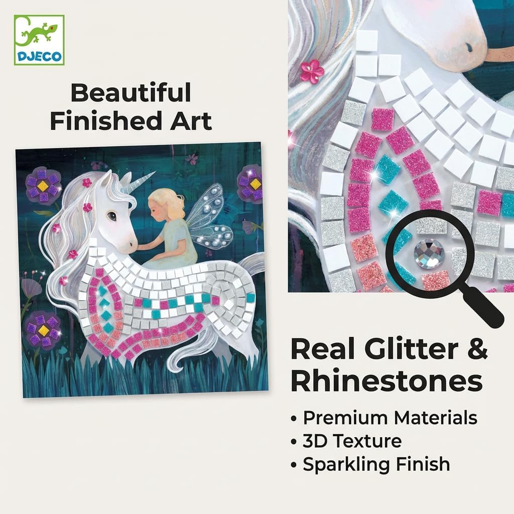 Djeco DJ09426 The Enchanted World Mosaics Set