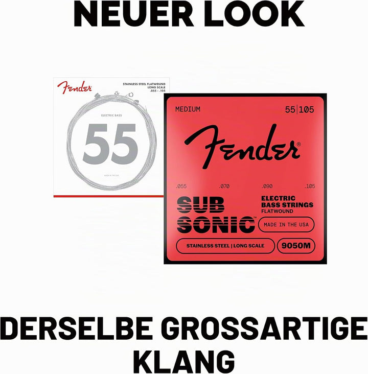 Fender HN109281 Saiten 55-105 M, 55-105 Saiten, 55-105 M, 55-105 Saiten