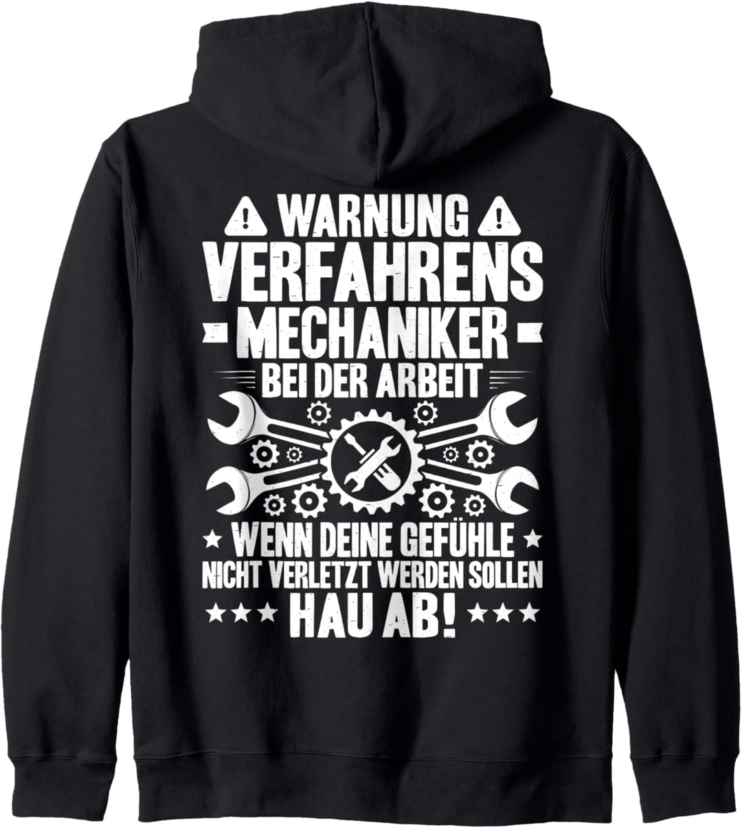 Bei Der Arbeit Verfahrensmechaniker Kapuzenjacke