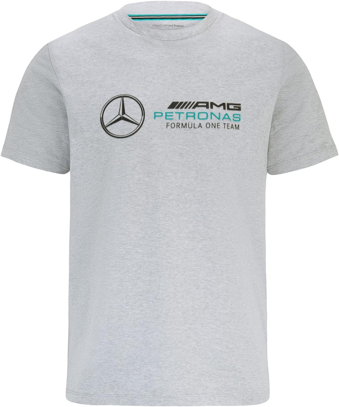 Mercedes AMG Petronas Formel 1 Team - Offizieller Formel 1 Merchandise - Grosses Logo T-Shirt S Grau