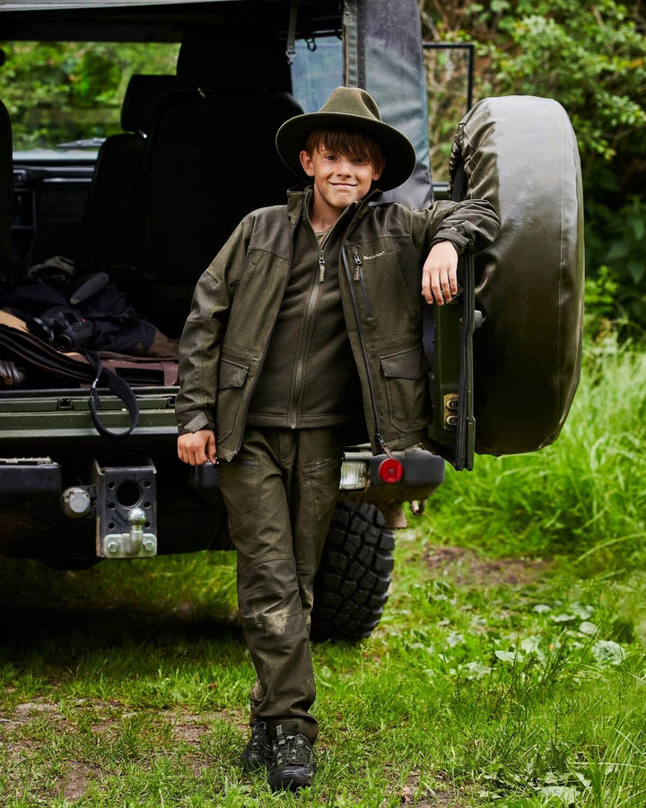 Deerhunter Unisex Youth Fleecejacke Chasse Einheitsgrösse Olive, Einheitsgrösse Olive