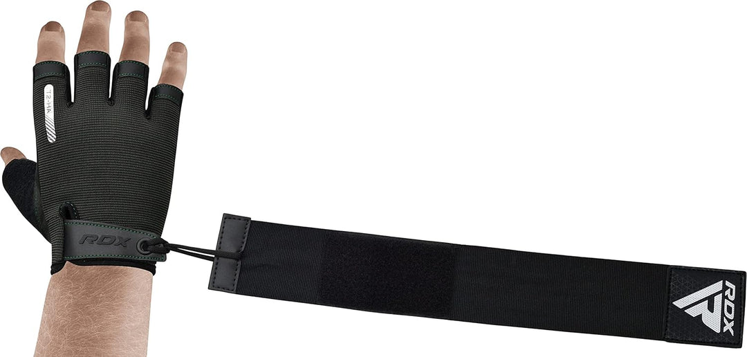 RDX Gewichtheberhandschuhe, zusätzliche Dehnbare Lange Handgelenkstütze, voller Handflächengriff, Mä