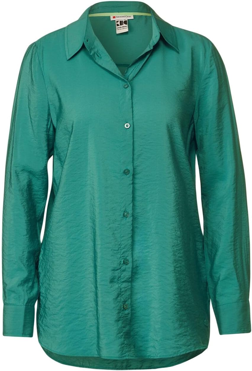 Street One Damen Hemdbluse 36 Lagoon Green, 36 Lagoon Green
