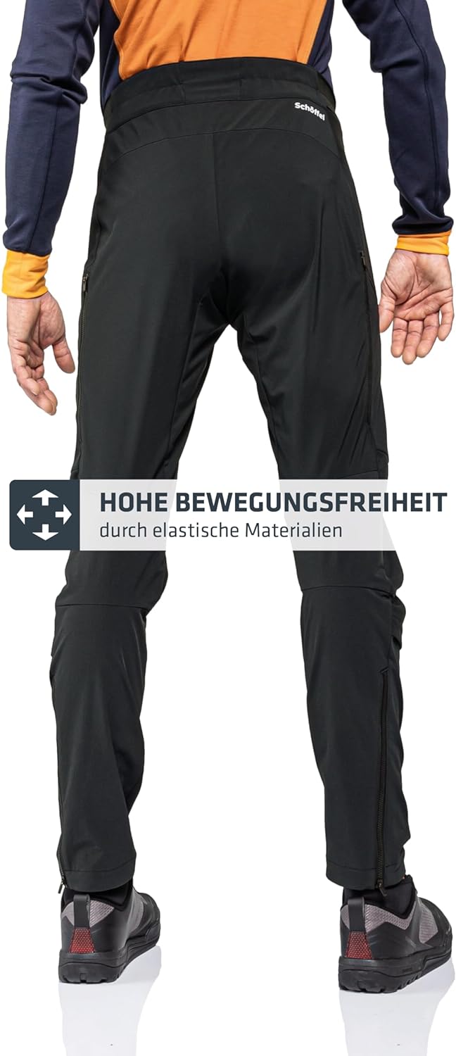 Schöffel Herren Hybrid Pants Tree Run M Hose 50 Schwarz, 50 Schwarz